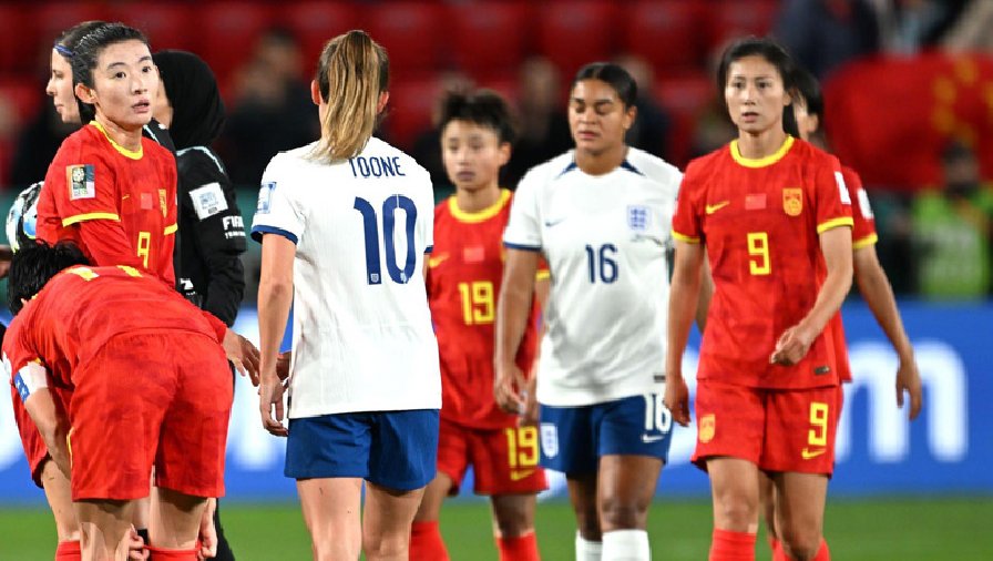 Đội tuyển Trung Quốc lập kỷ lục tệ hại sau trận thua Anh 1-6