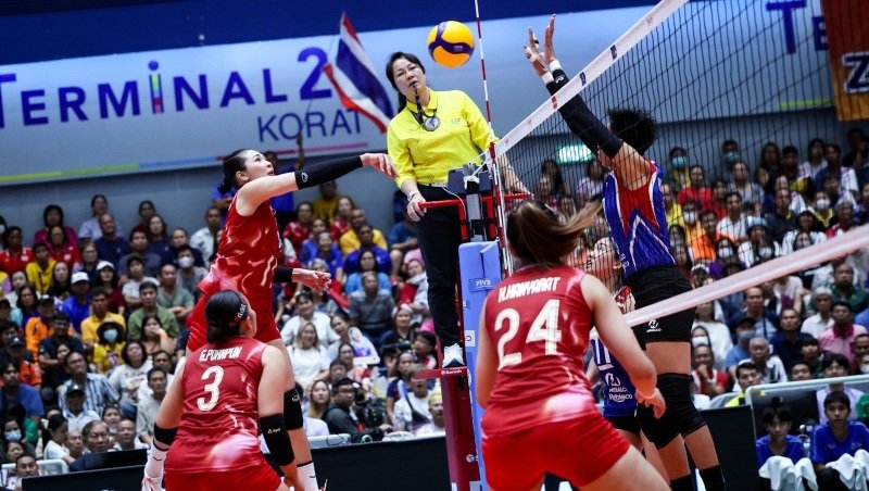 Tuyển bóng chuyền nữ Thái Lan 'chết hụt' trước Philippines ở ngày mở màn SEA V.League 2025