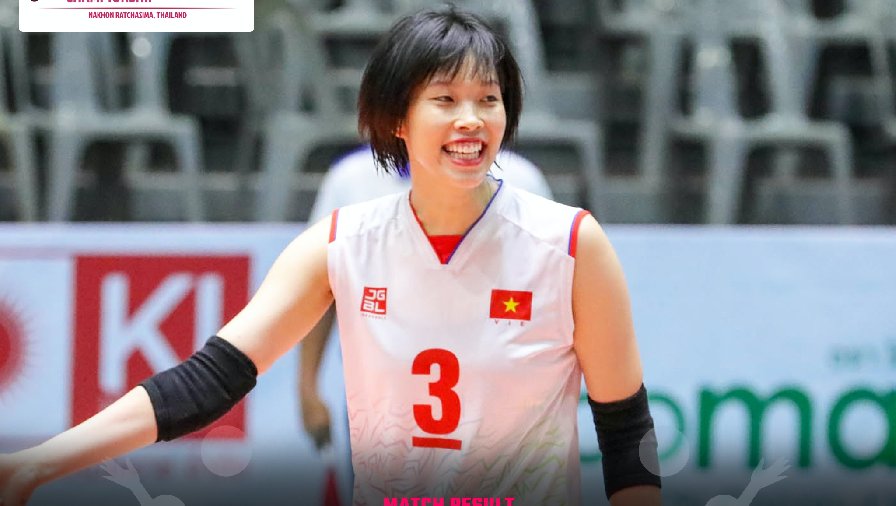 Tuyển bóng chuyền nữ Việt Nam giành ngôi nhất bảng 'tử thần' ở giải Vô địch châu Á 2023