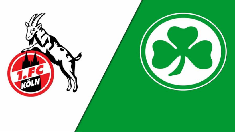 Thành tích, lịch sử đối đầu Koln vs Greuther Furth, 01h30 ngày 2/10