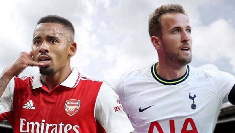 Đội hình xuất phát Arsenal vs Tottenham: Gabriel Jesus đối đầu Harry Kane