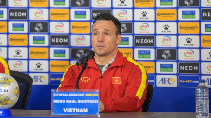 HLV Diego Giustozzi: ĐT futsal Việt Nam sẽ quyết tâm đánh bại Nhật Bản