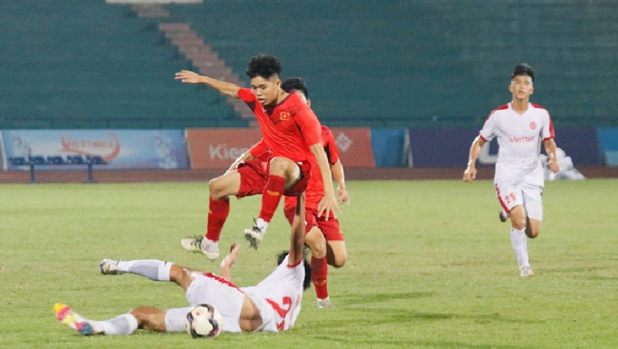 U17 Việt Nam thắng U19 Viettel 4-1 trước thềm vòng loại châu Á