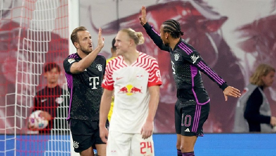 Kết quả bóng đá RB Leipzig vs Bayern Munich: Thảm họa thủ môn, dấu ấn Sane - Kane
