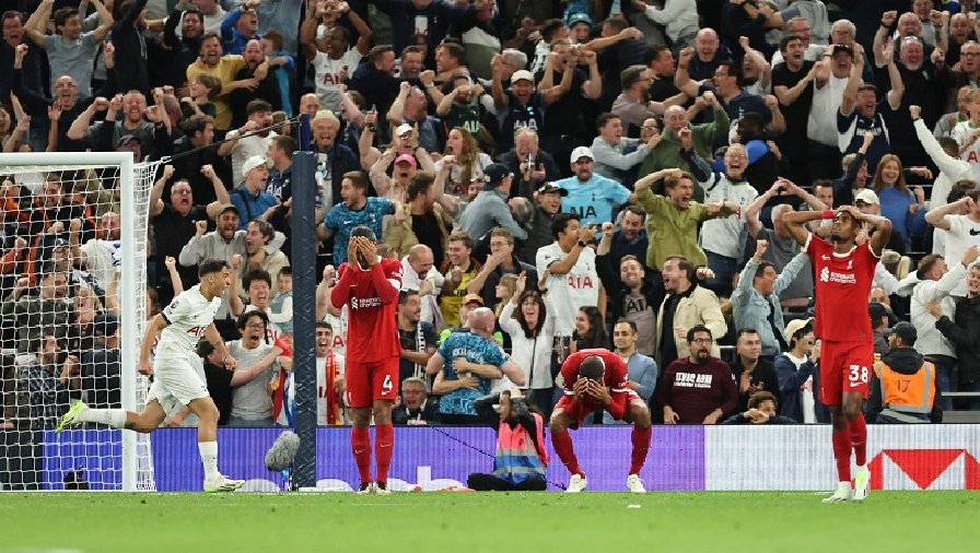 Kết quả bóng đá Tottenham vs Liverpool: 2 thẻ đỏ và kịch bản cay đắng