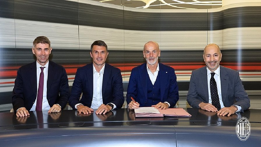 AC Milan chính thức giữ chân HLV Pioli đến năm 2025