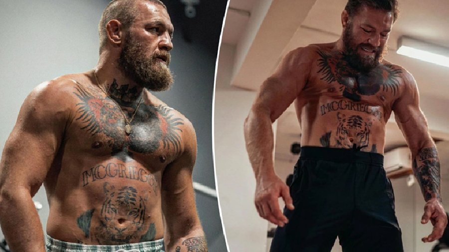 McGregor khoe thân hình 'vai u, thịt bắp' cho ngày tái xuất UFC