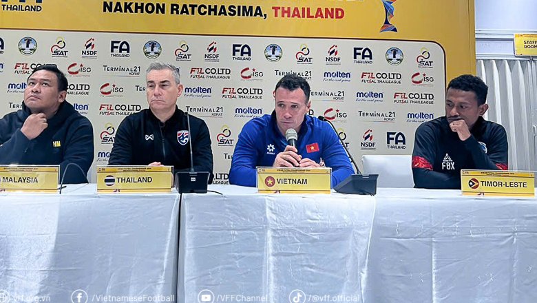 HLV Giustozzi: Tuyển futsal Việt Nam đặt tham vọng vô địch Đông Nam Á