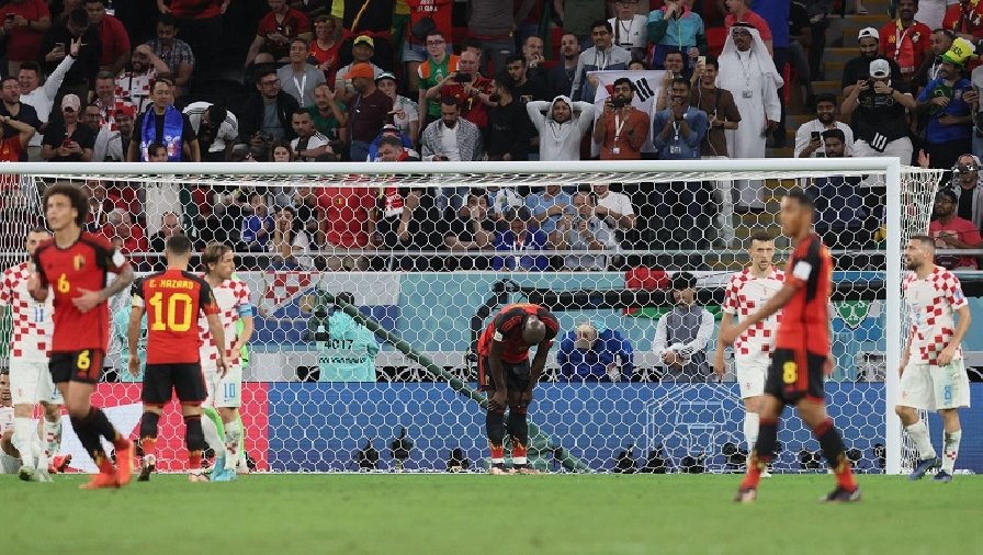 Kết quả bóng đá Croatia vs Bỉ: Sửa sai bất thành, Quỷ đỏ dừng bước từ vòng bảng