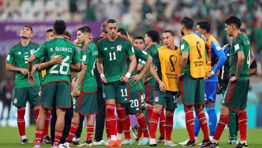 Mexico lần đầu bị loại từ vòng bảng World Cup sau 44 năm