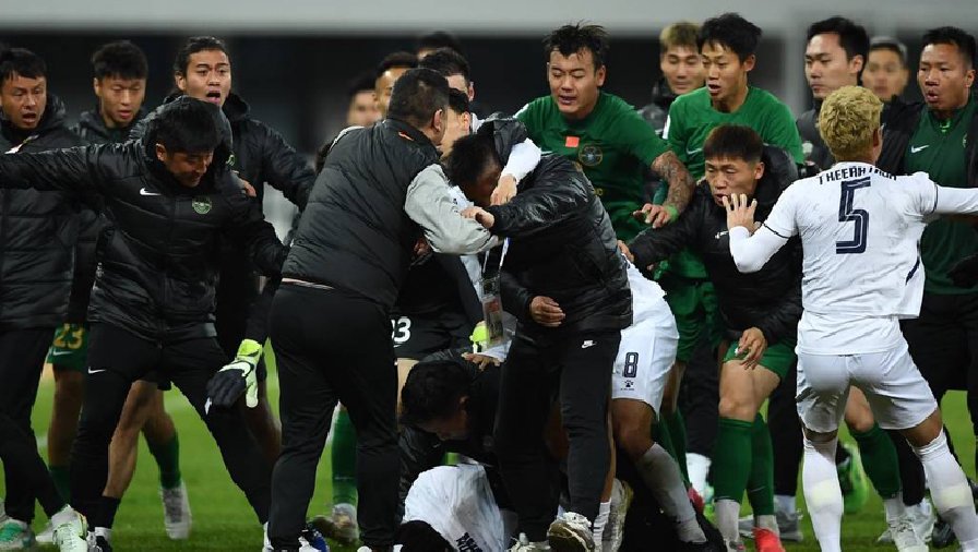 LĐBĐ Trung Quốc lên tiếng sau vụ bạo loạn ở Cúp C1 châu Á, cam kết hỗ trợ AFC xử lý vi phạm