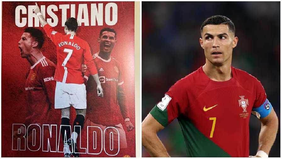 Ronaldo bất ngờ xuất hiện trên lịch thi đấu 2023 của MU