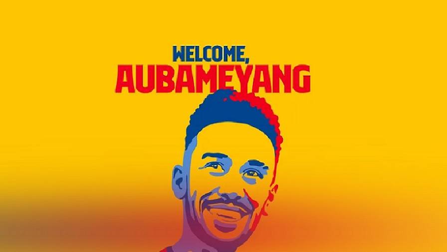 Barcelona chính thức chiêu mộ thành công Aubameyang với giá 0 đồng