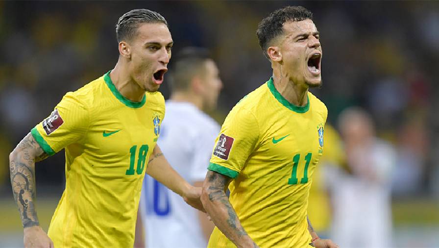 Coutinho lập siêu phẩm, Brazil thắng đậm Paraguay