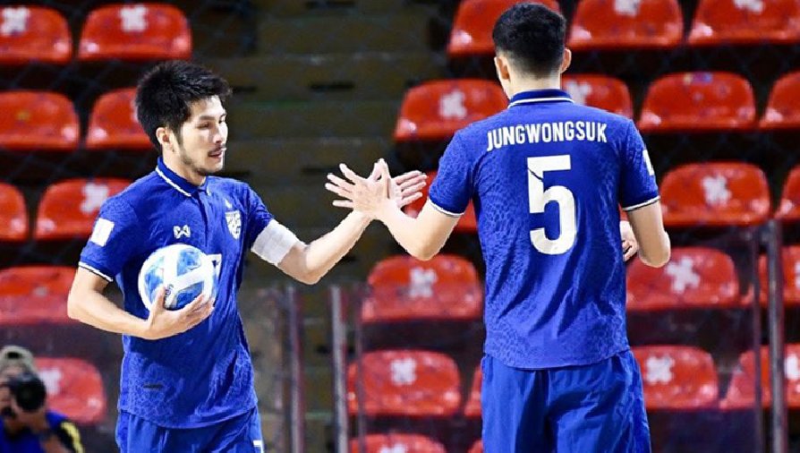 ĐT futsal Thái Lan thắng hủy diệt Brunei 13 bàn không gỡ