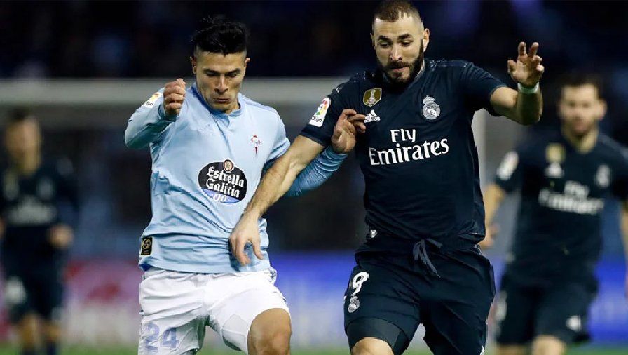 Thành tích, lịch sử đối đầu Celta Vigo vs Real Madrid, 23h30 ngày 2/4