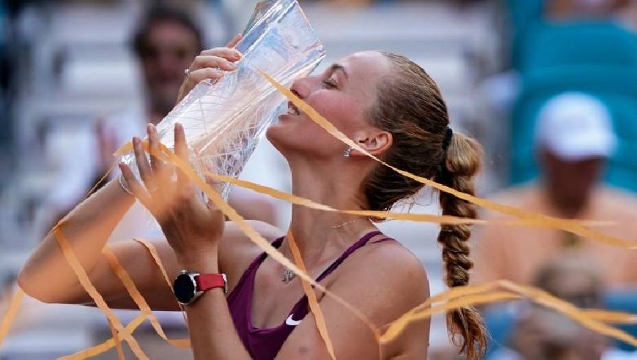 Kết quả tennis Miami Open ngày 12: Kvitova vô địch nội dung đơn nữ