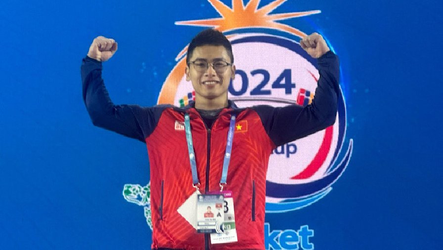 Trịnh Văn Vinh trở thành VĐV thứ 6 của Việt Nam giành vé dự Olympic Paris 2024