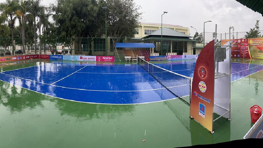 Kon Tum mưa lớn, 2 trận chung kết VTF Masters 500-1 2022 bị hoãn