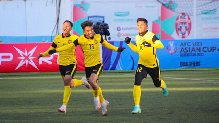 U23 Malaysia xốc lại tinh thần trước thềm SEA Games 31 bằng trận thắng Philippines