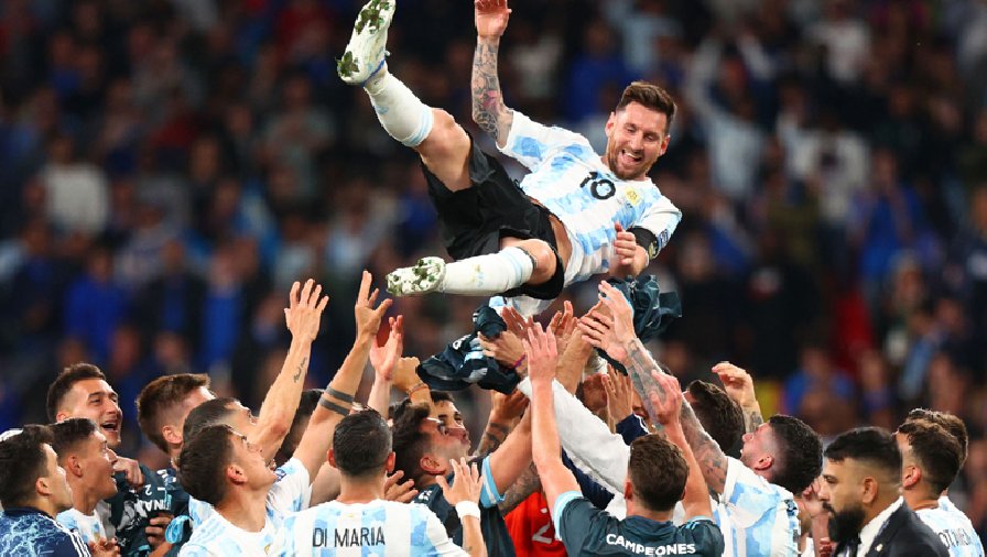 Messi xuất sắc nhất trận Finallisima 2022 giữa Italia và Argentina