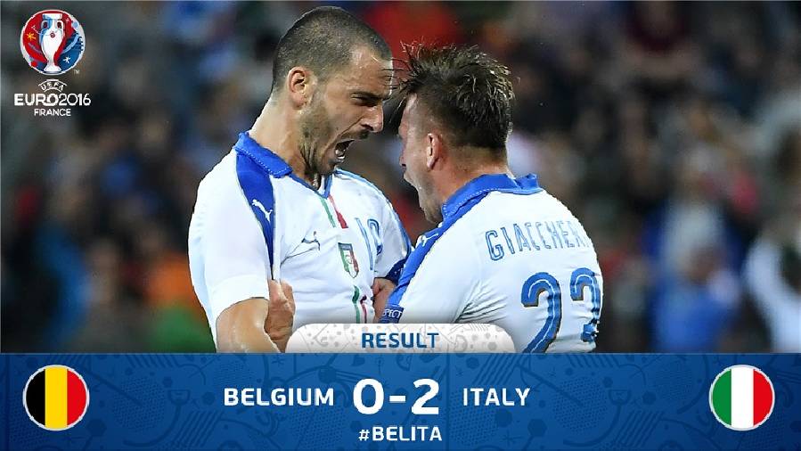 Bỉ vs Italia EURO 2016: Đội hình bình dân của Ý khiến Quỷ đỏ ôm hận