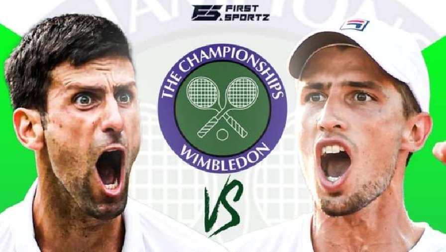 Trực tiếp tennis Djokovic vs Cachin, Vòng 1 Wimbledon - 19h30 ngày 3/7