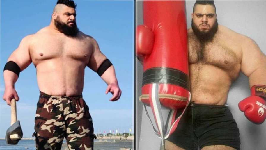 ‘Hulk’ của Iran chạy thục mạng ở trận ra mắt boxing chuyên nghiệp