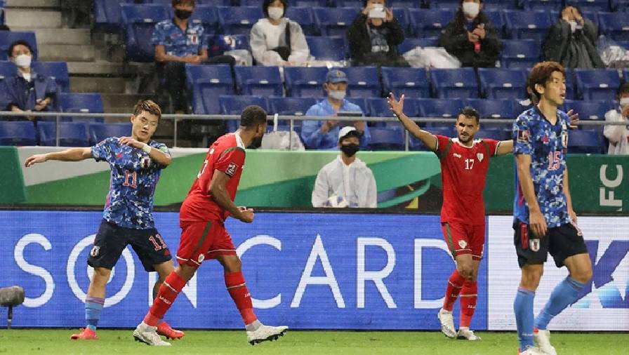 Nhật Bản để thua Oman dù có giá trị đội hình cao gấp 20 lần