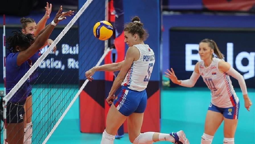 Tứ kết giải bóng chuyền nữ vô địch châu Âu 2021: Serbia, Italia đại thắng