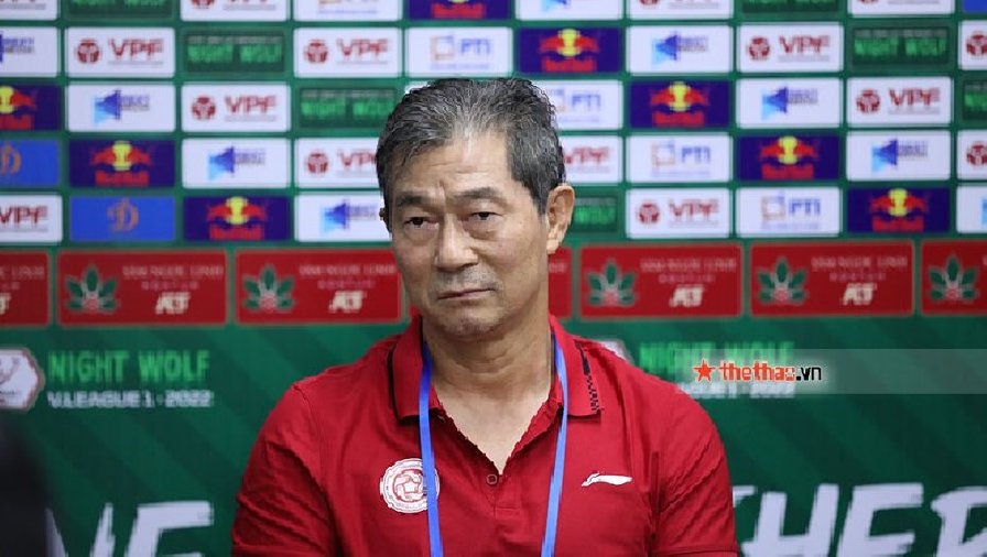 HLV Bae Ji Won: Trọng tài có nhiều quyết định không đúng, gây bất lợi cho Viettel