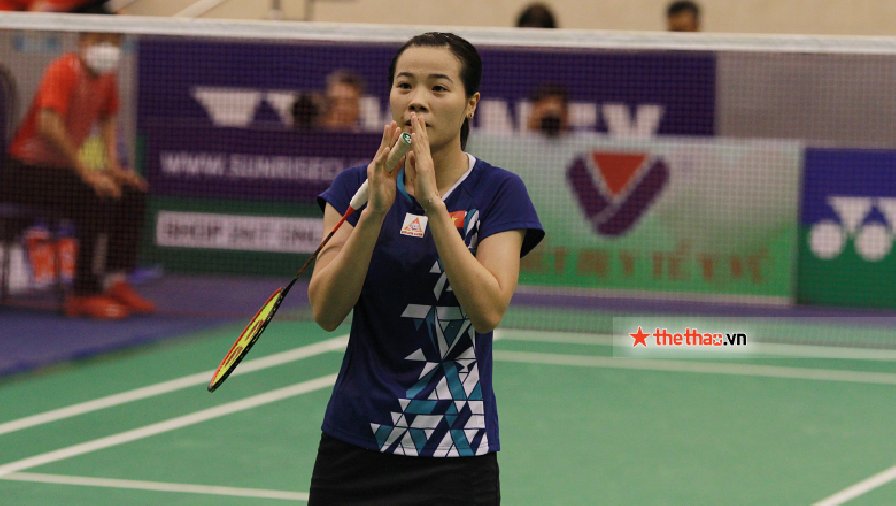 Kết quả chung kết giải cầu lông Việt Nam Mở rộng hôm nay 2/10: Thùy Linh vô địch đơn nữ
