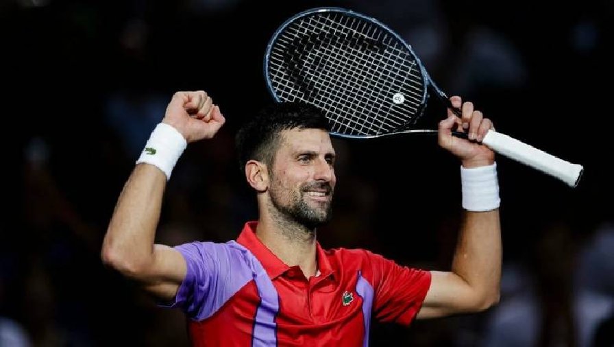 Kết quả tennis ngày 2/11: Djokovic vào vòng 3 Paris Masters, Medvedev bị loại