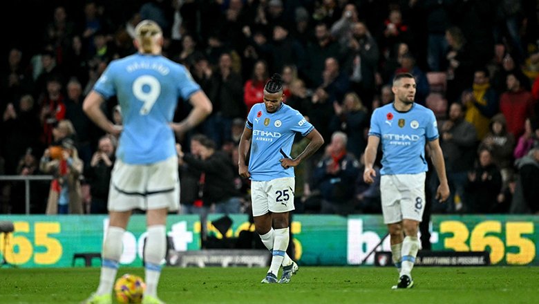 Kết quả bóng đá Bournemouth vs Man City: Thảm họa phòng ngự, ê chề ĐKVĐ