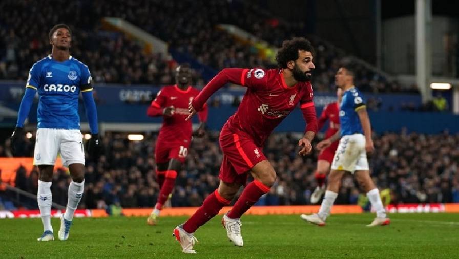 Salah lập cú đúp, Liverpool hủy diệt Everton trong trận derby Merseyside