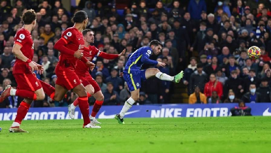 Chelsea và Liverpool chia điểm trong trận đấu có hiệp 1 hay nhất Ngoại hạng Anh 2021/22