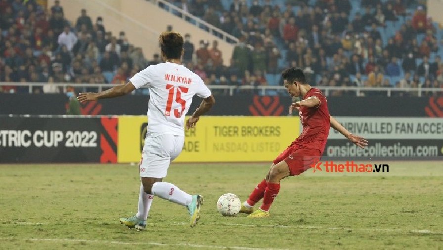 Video bàn thắng Việt Nam vs Myanmar, AFF Cup 2022: Siêu phẩm khép lại chiến thắng dễ dàng