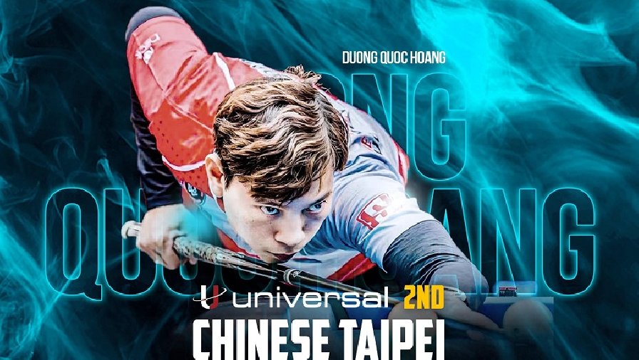 Dương Quốc Hoàng dự Chinese Taipei Open 2024, đánh giải quốc tế đầu tiên sau 3 tháng