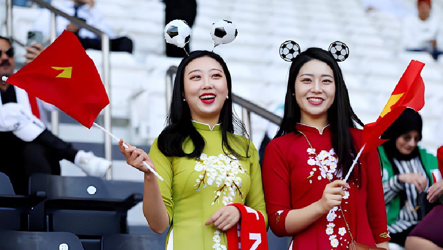 Việt Nam trong nhóm dẫn đầu Asian Cup 2023 về khán giả xem truyền hình