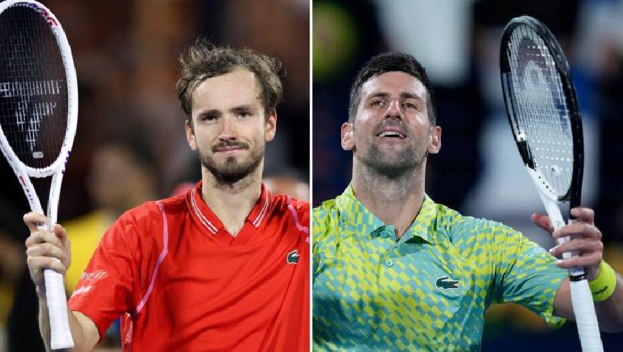 Nhận định tennis Djokovic vs Medvedev, Bán kết Dubai Championships - 22h00 ngày 3/3