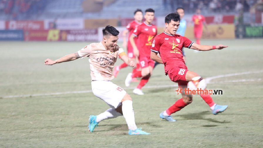 CAHN, Bình Dương rủ nhau sảy chân trong cuộc đua vô địch V.League với Nam Định