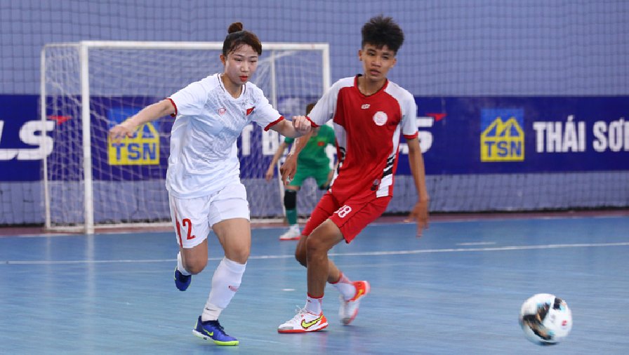 ĐT futsal nữ Việt Nam tích cực thi đấu giao hữu trước thềm SEA Games 31