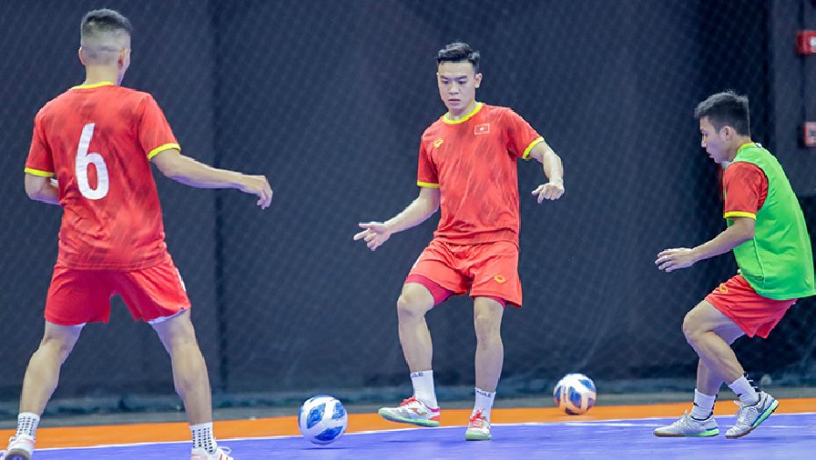 ĐT futsal Việt Nam công bố danh sách dự giải futsal Đông Nam Á 2022