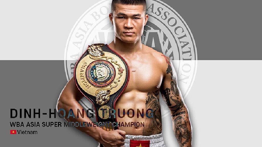 Trương Đình Hoàng được bình chọn võ sĩ hay nhất WBA châu Á tháng 3