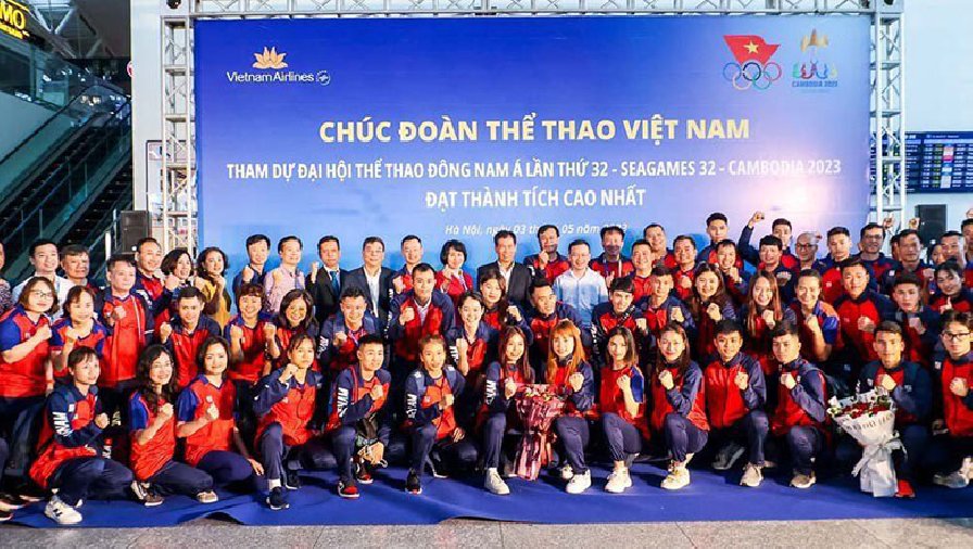 Đoàn thể thao Việt Nam lên đường dự SEA Games 32