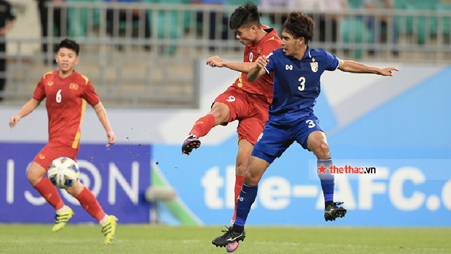 Báo Thái Lan hú hồn với trận hòa của đội nhà trước U23 Việt Nam