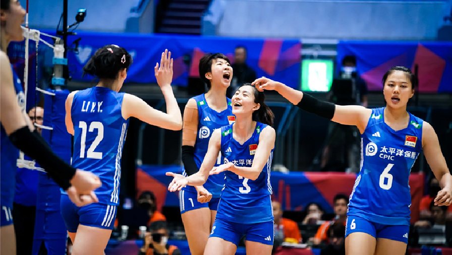 Link xem trực tiếp bóng chuyền Volleyball Nations League 2023 Trung Quốc vs Hà Lan, 13h40 hôm nay 3/6