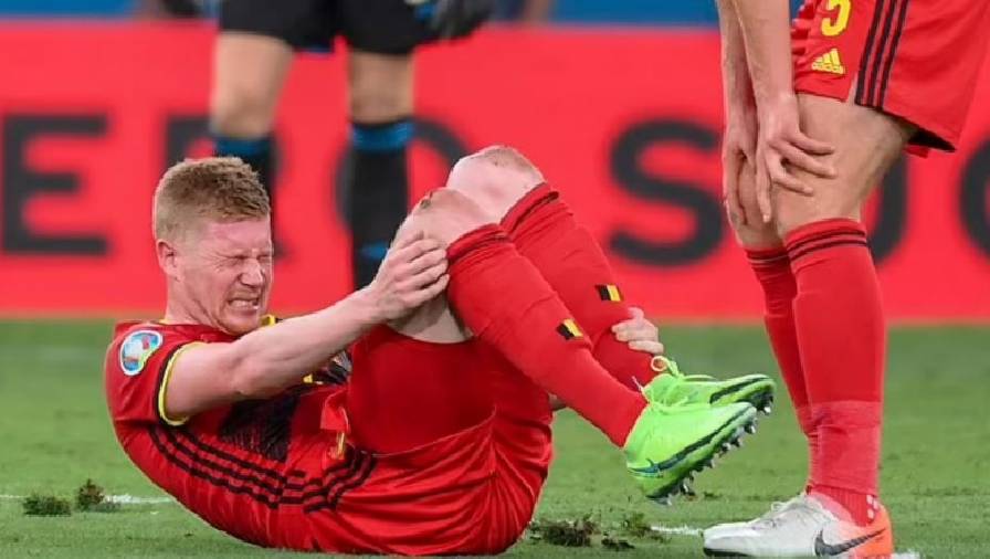 De Bruyne rách dây chằng vẫn ra sân đối đầu Italia