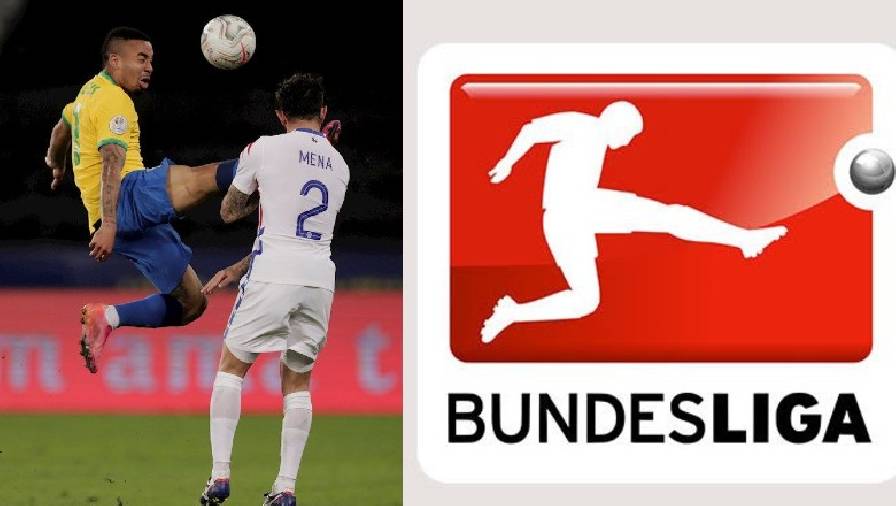 Gabriel Jesus bay người tái hiện logo Bundesliga, đạp knock-out đối thủ