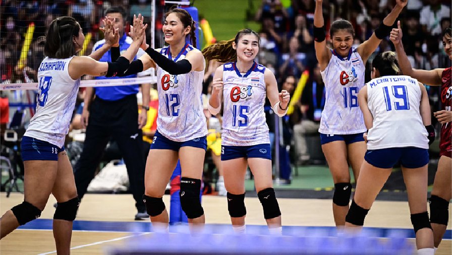 Tuyển bóng chuyền nữ Thái Lan lập kỷ lục siêu tệ hại trên sân nhà ở Volleyball Nations League 2023
